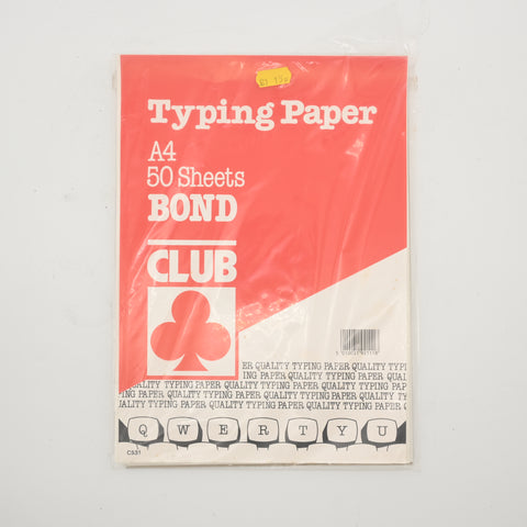 a4 typewriter typing paper