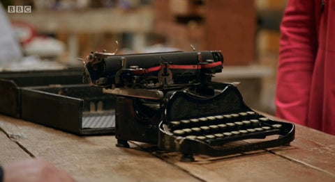 Corona 3 Typewriter before restoration on the repair shop