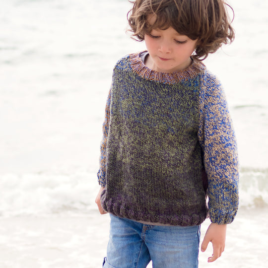 Beginner Kid's Sweater – Gina Michele Knitting