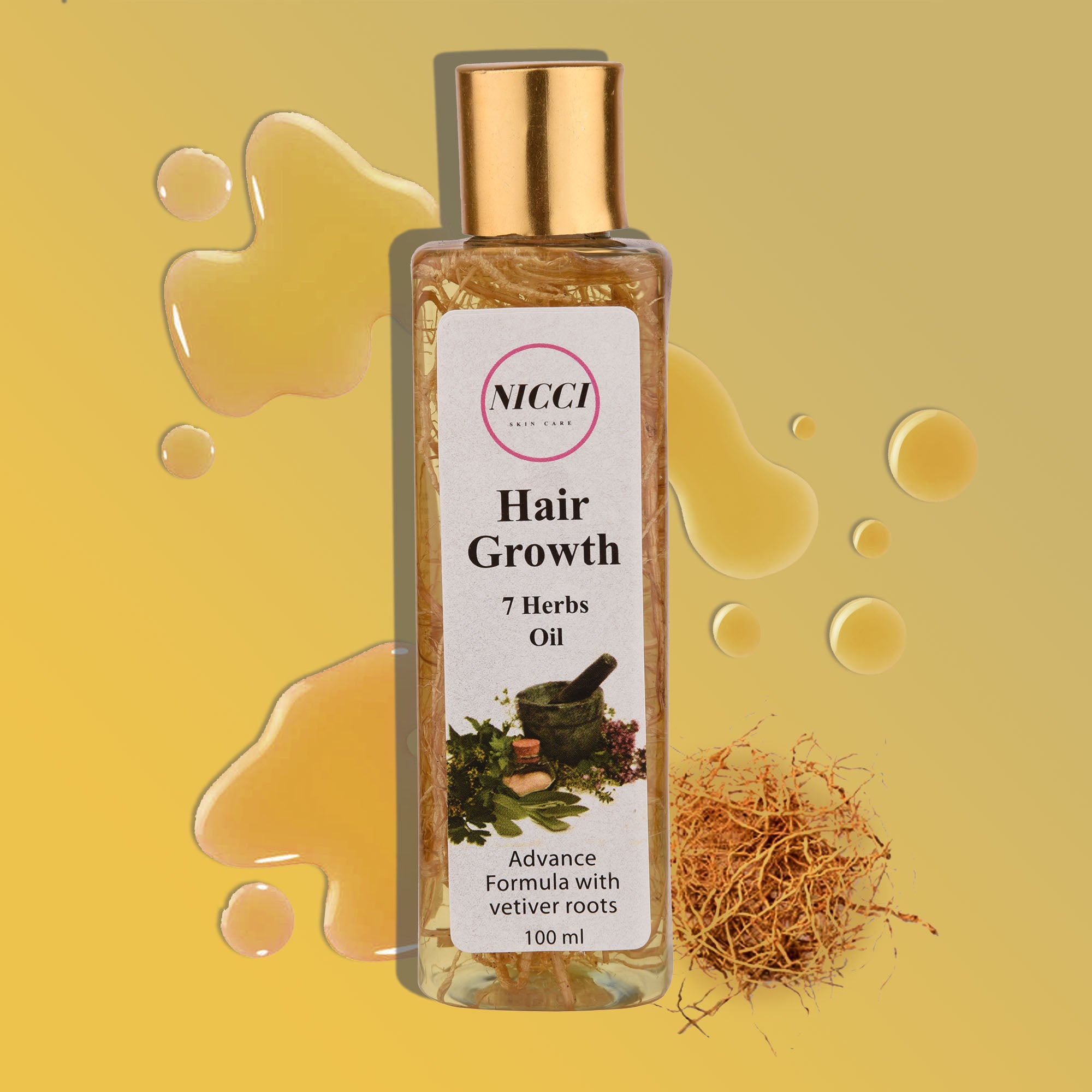 Organic Hair Oil Best Product For Hair Growth Dandruff Control  Nicci  Skin Care