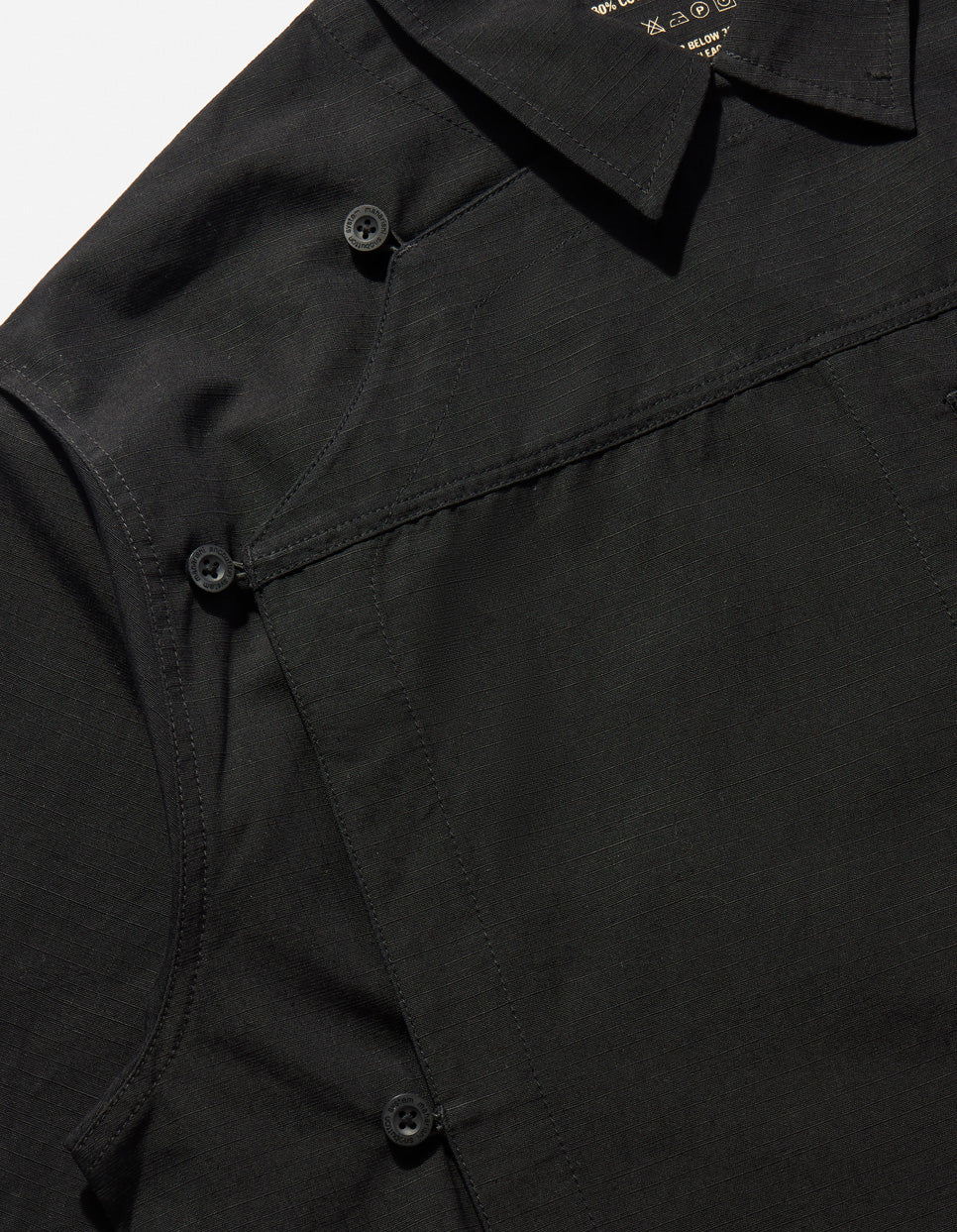 Maharishi | Asym Monk Shirt Black