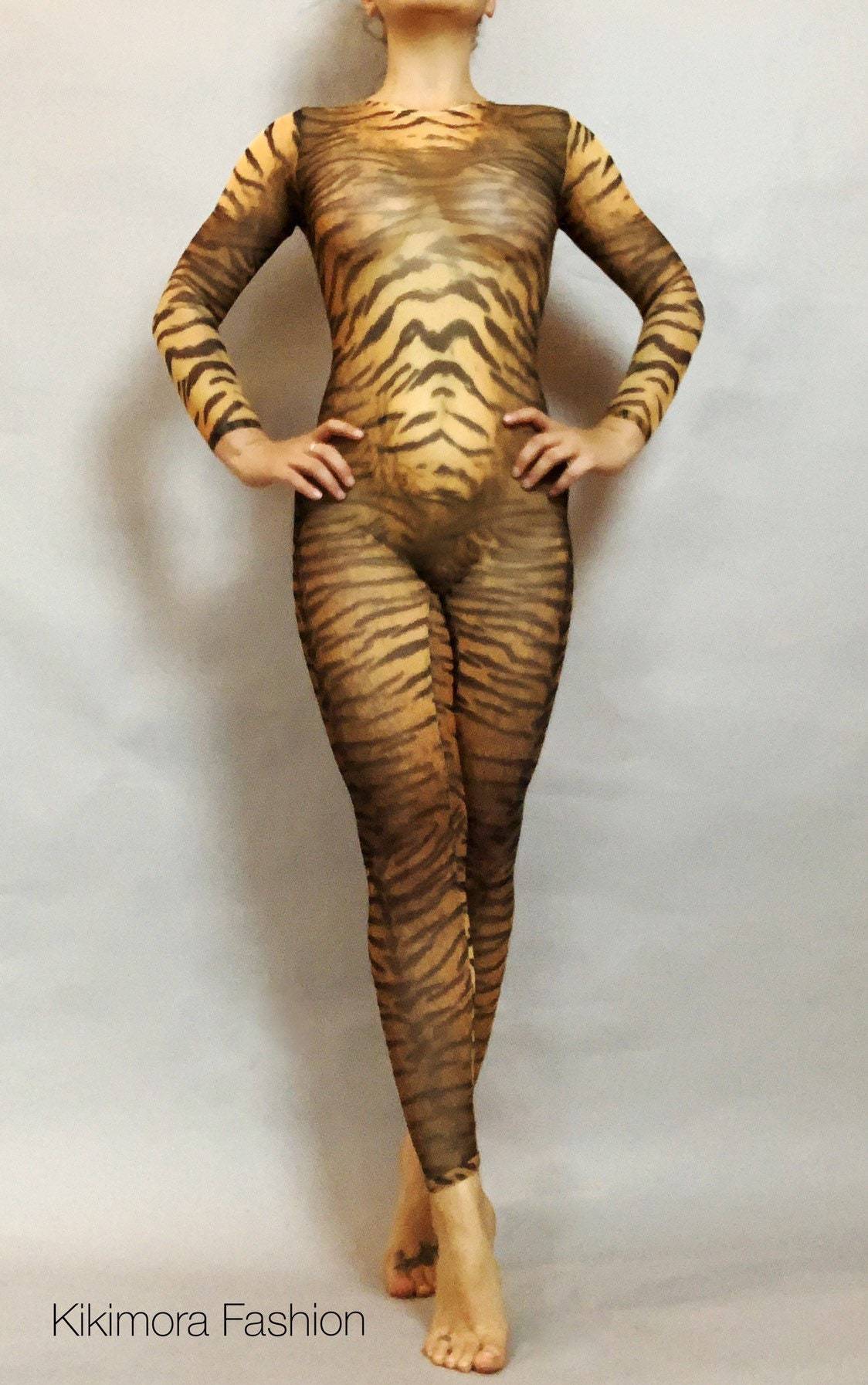 sheer mesh catsuit