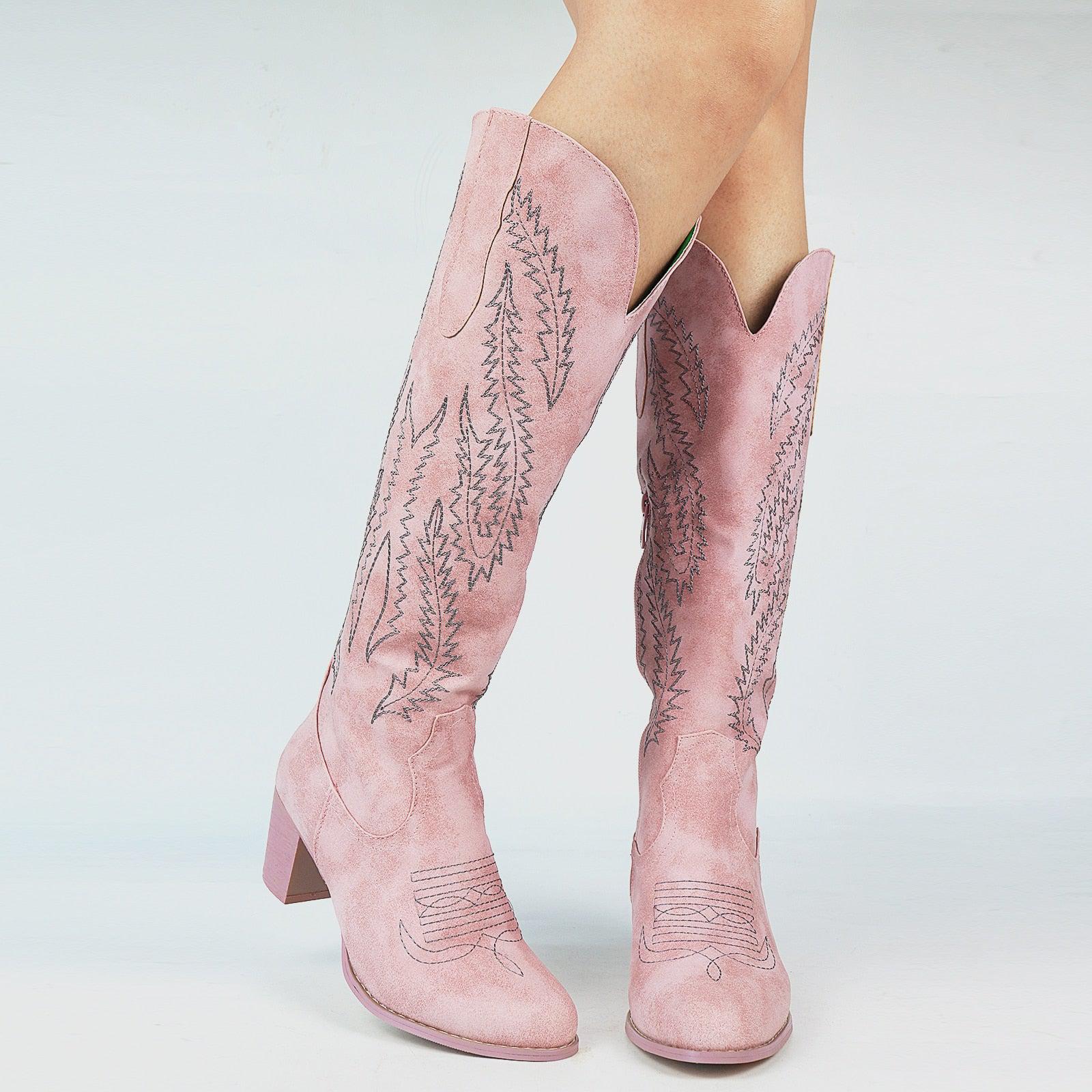 knee high western boots ladies