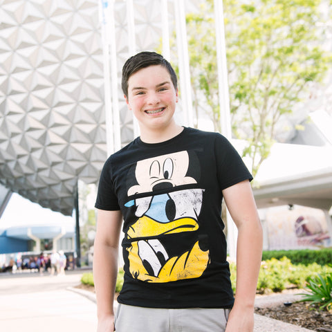Teen boy in Men's Disney T-Shirt