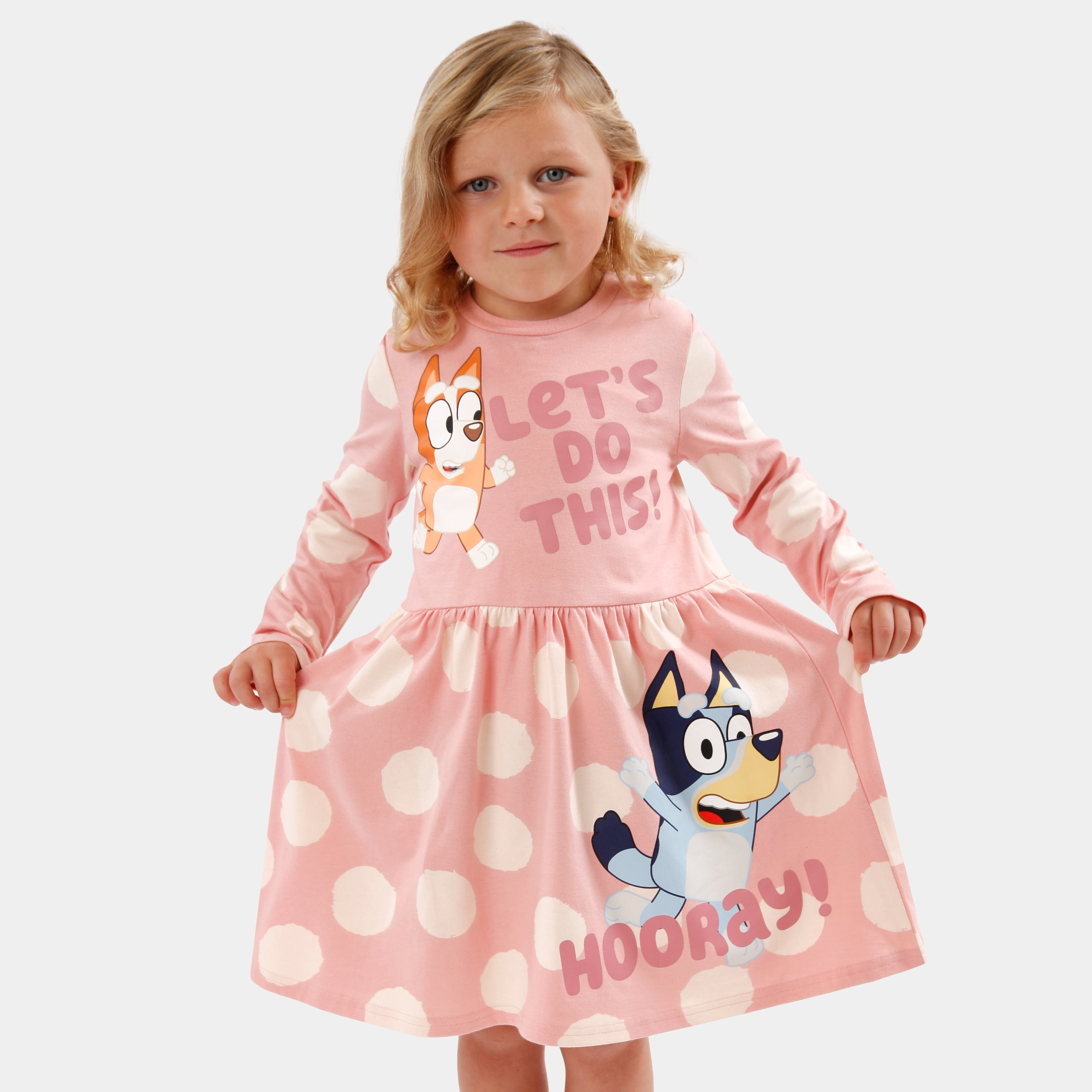 Bluey puppy dog girl party dress. Christmas gift for girl.  Girls birthday  party dress, Pink girl birthday, Birthday party dress