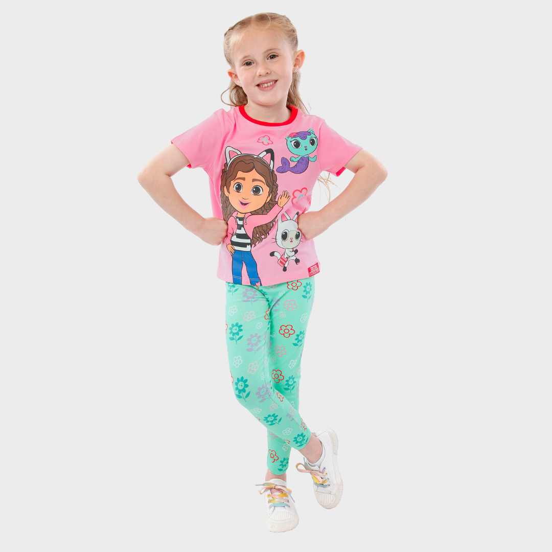 Gabby's Dollhouse T-Shirt and Leggings | Kids | Official Character.com