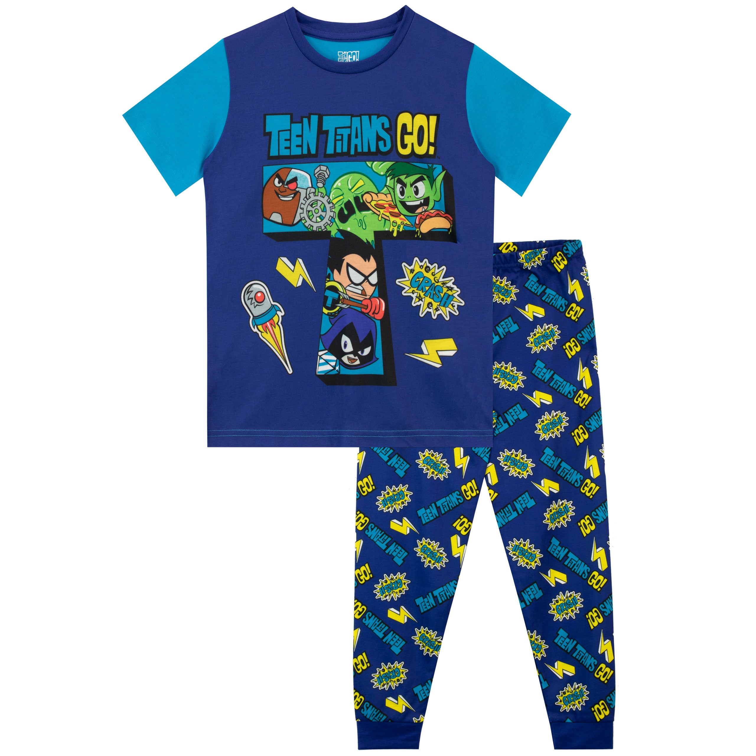 Teen Titans Go! Pijama Niño de Una Pieza, Pijamas Enteros de Superheroes,  Merchandising Oficial Regalos Originales para Niños Niñas Adolescentes 4-14  Años (5-6 años): : Moda