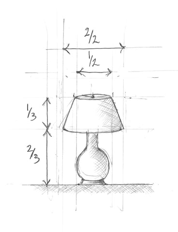 Diagram of Lamp and Lampshade 