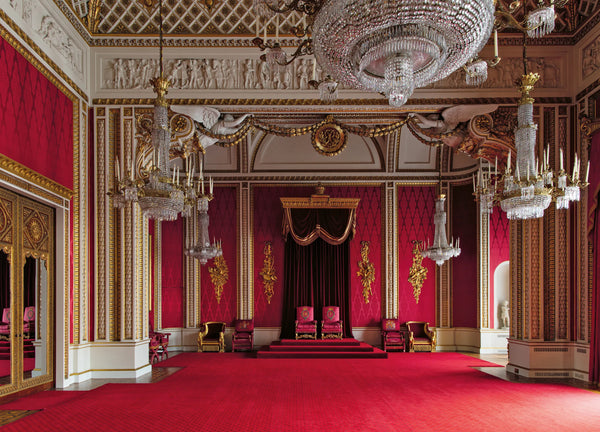 Photograph of The Throne Room at Buckingham Palace