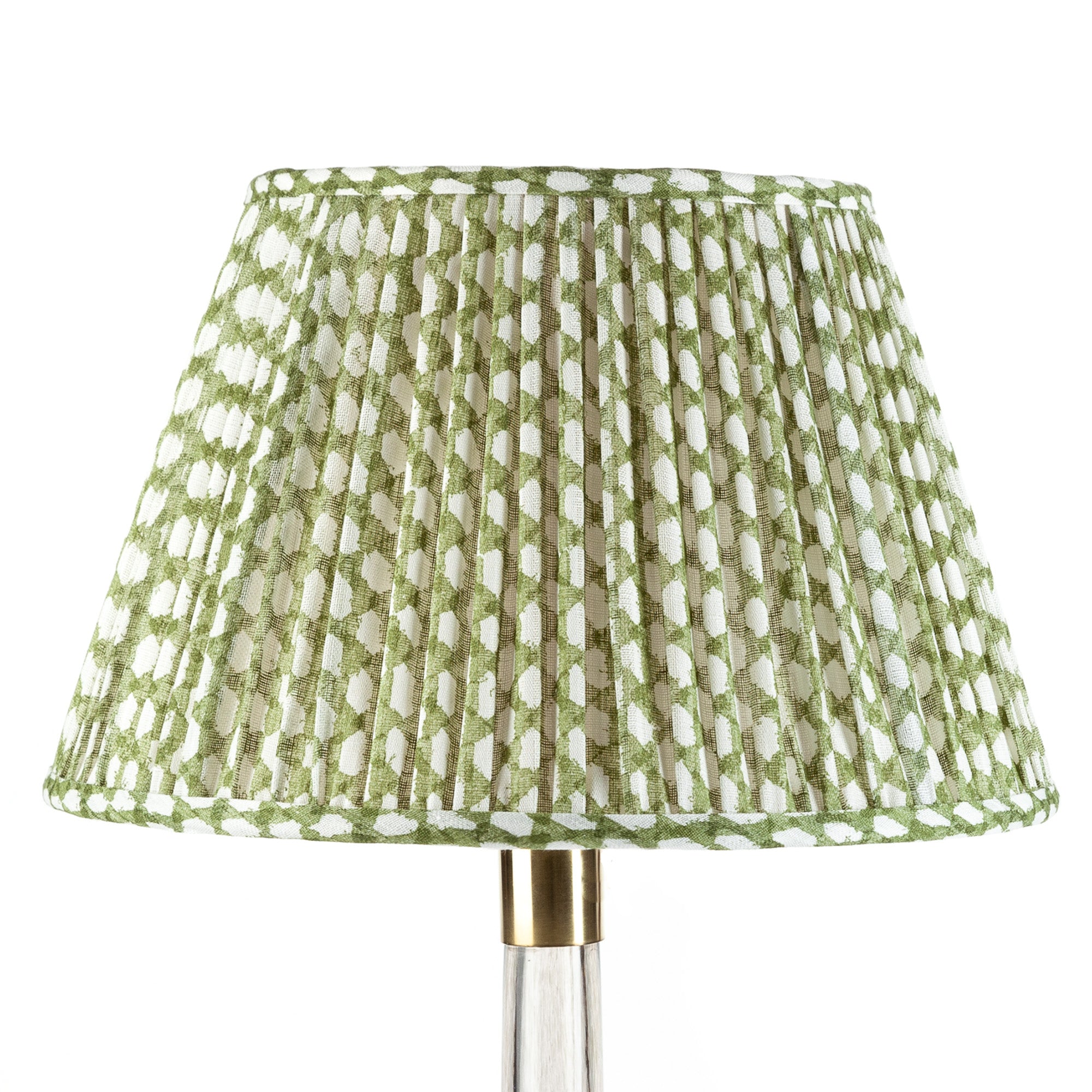 14" Fermoie Lampshade - Wicker in Green