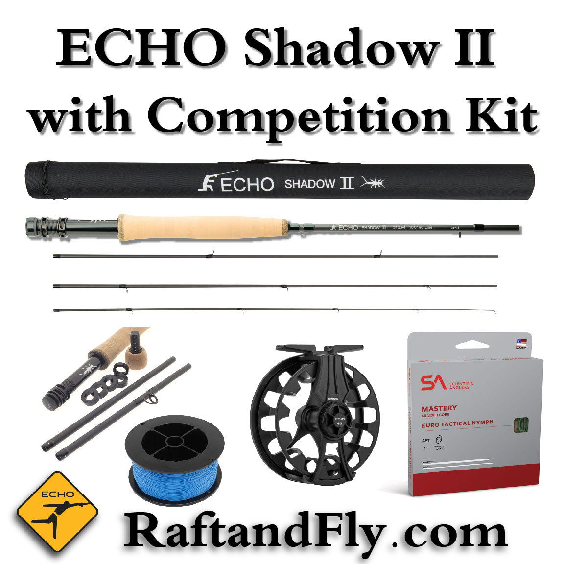 Echo Shadow II 3wt 10'0 - 11'0 with Free Competition Kit - Add