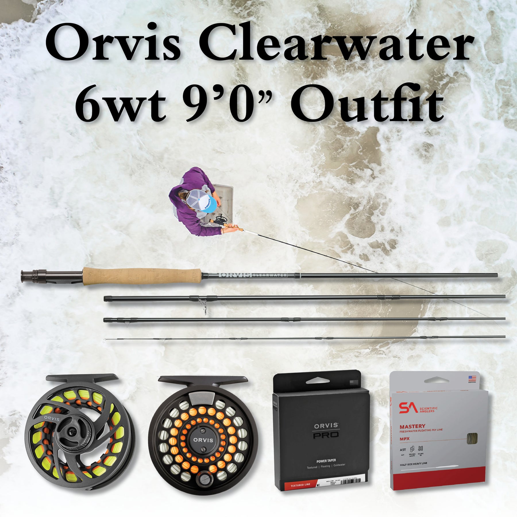 Orvis Clearwater 3wt 10'0 Nymph Outfit – Raft & Fly Shop