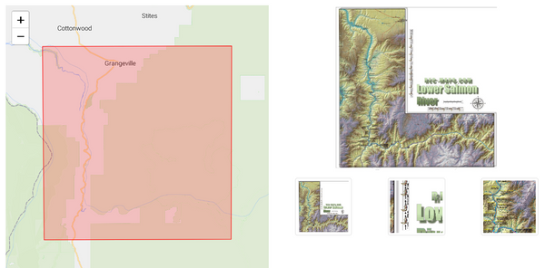 Lower Salmon Riggins ID Map