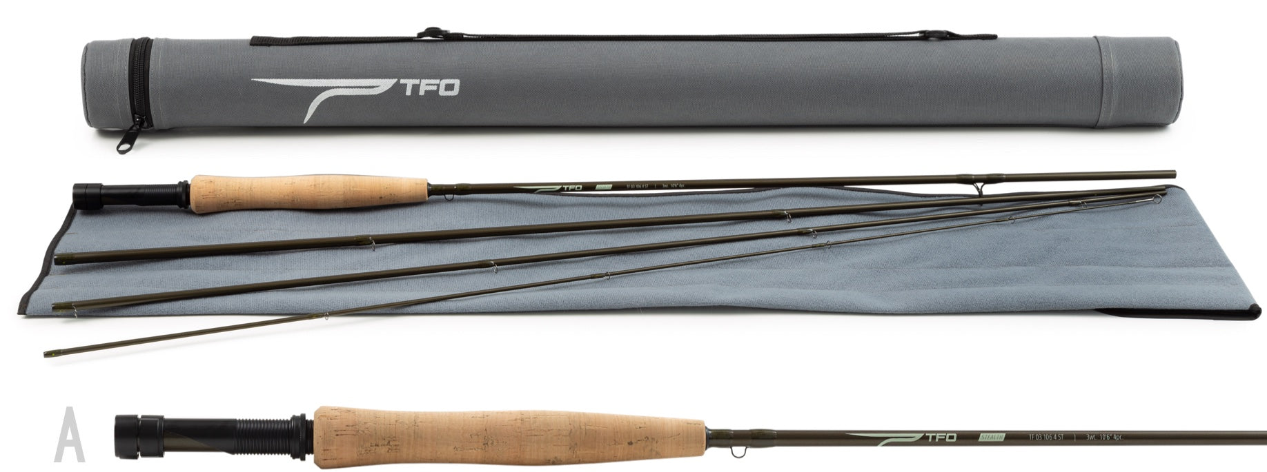 TFO Stealth Euro Nymph 3wt fly rod sale