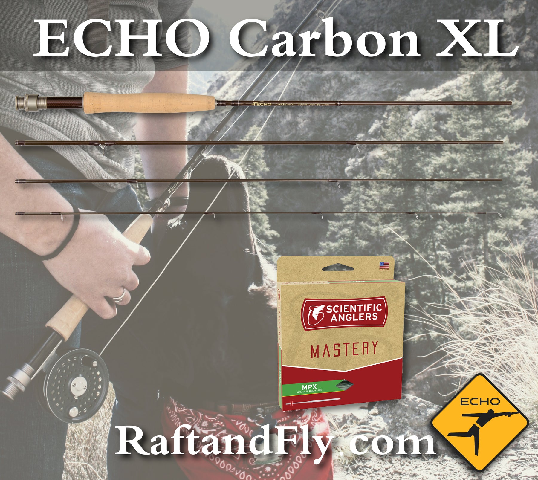 Echo Carbon XL 3wt 7'6 Fly Rod – Raft & Fly Shop