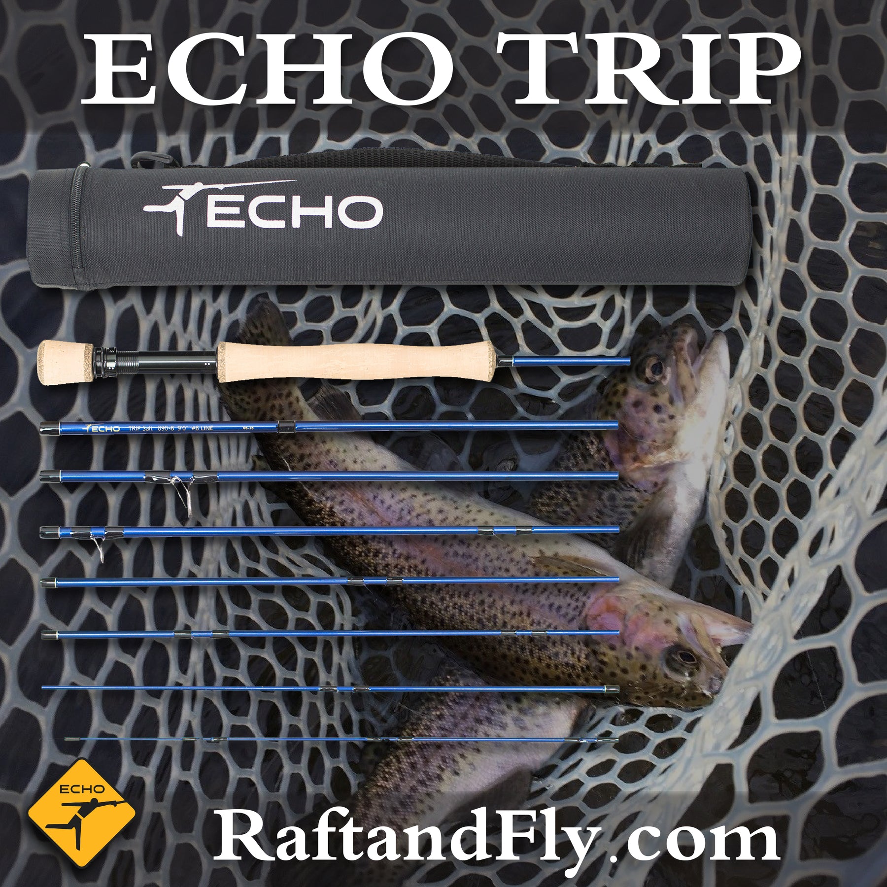 Echo Lift Fly Rod Kit 9'0 8wt