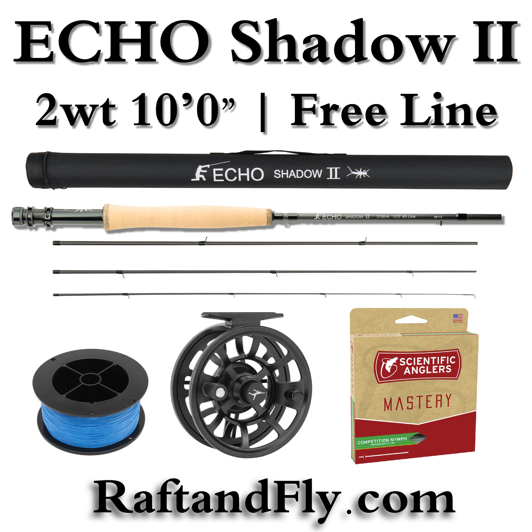 Echo Shadow II 3wt 10'0 with Competition Kit Included $289 – Raft & Fly  Shop