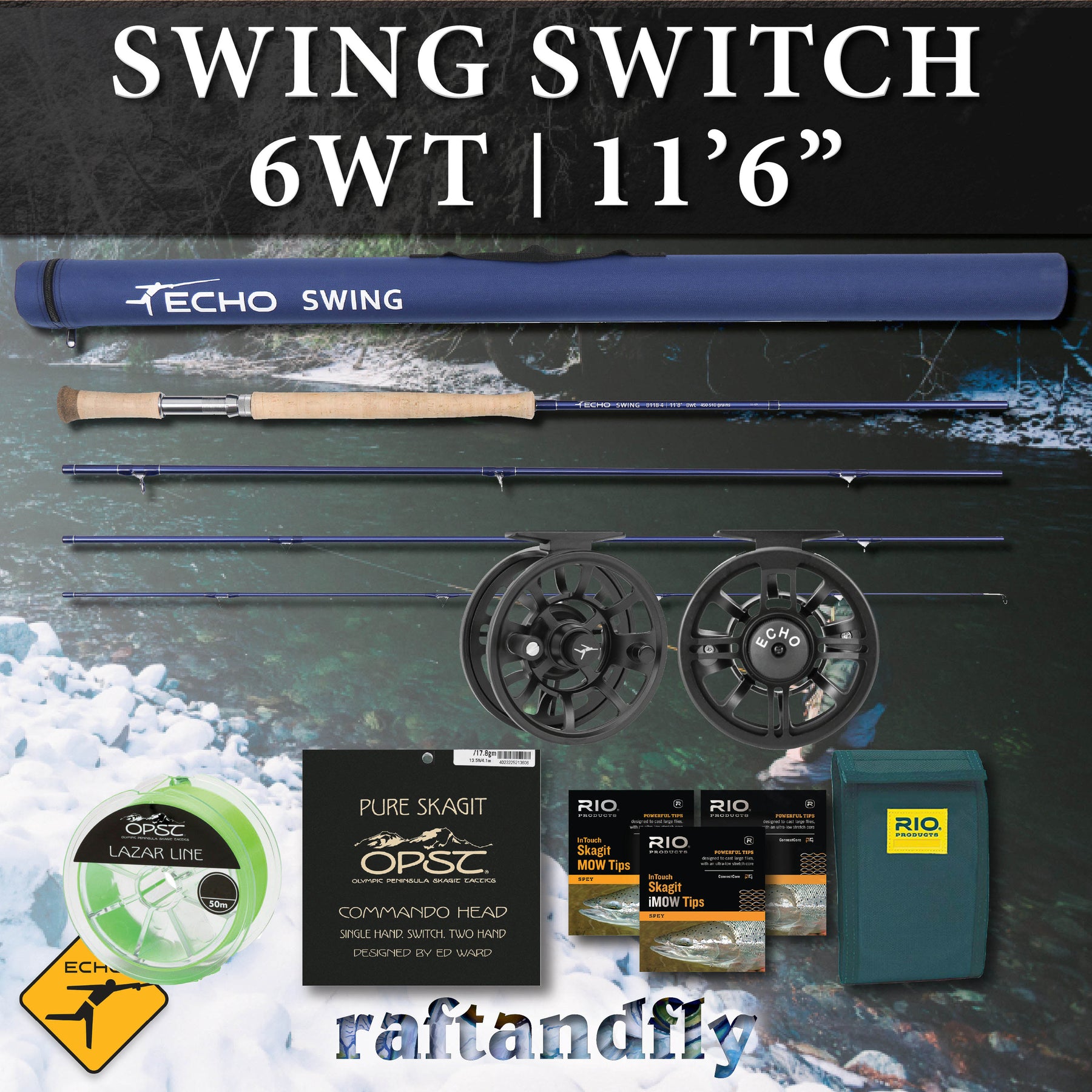 Echo SR 6wt Switch Rod – Raft & Fly Shop