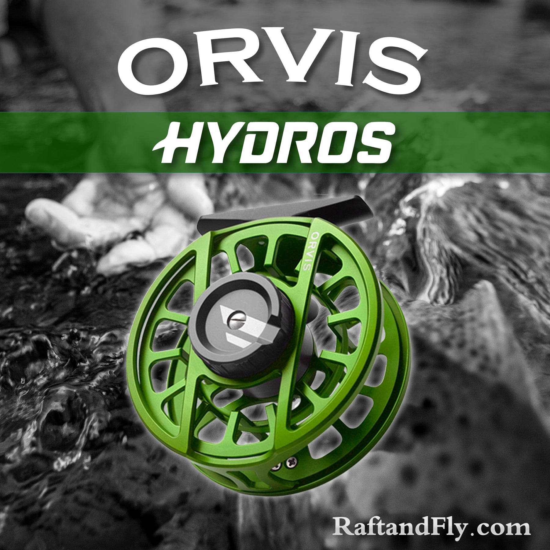 Orvis Hydros II Euro Reel Matte Olive – Raft & Fly Shop
