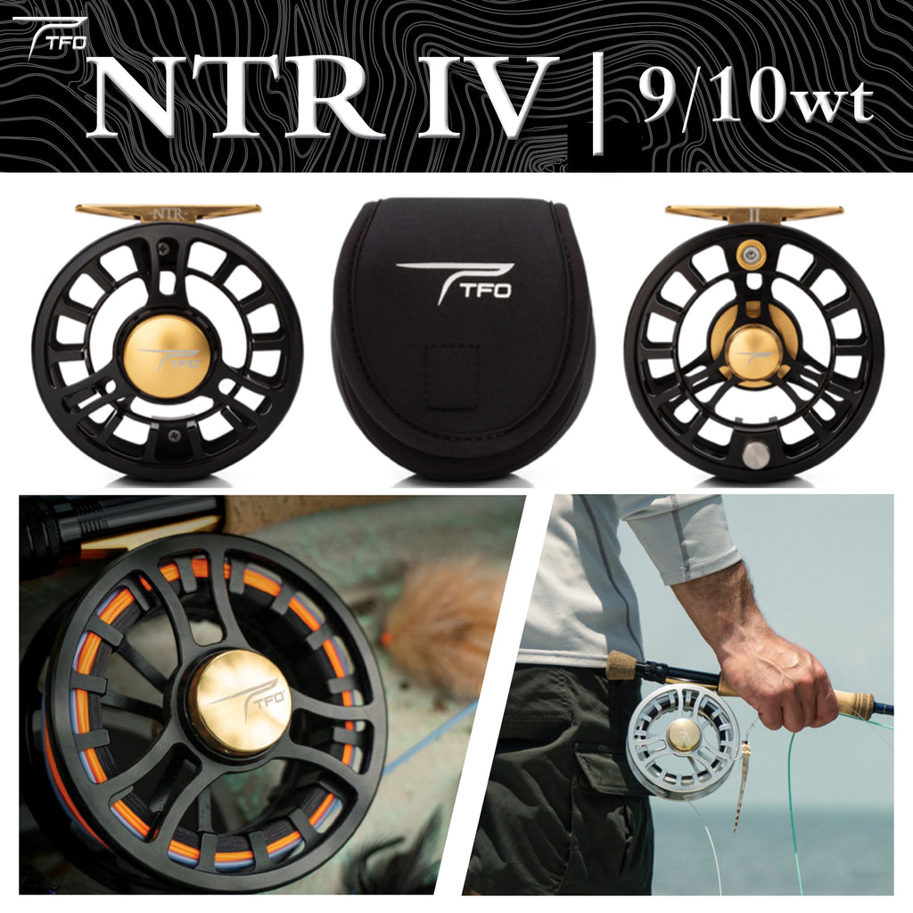 TFO NTR Fly Reel - II - Black/Gold