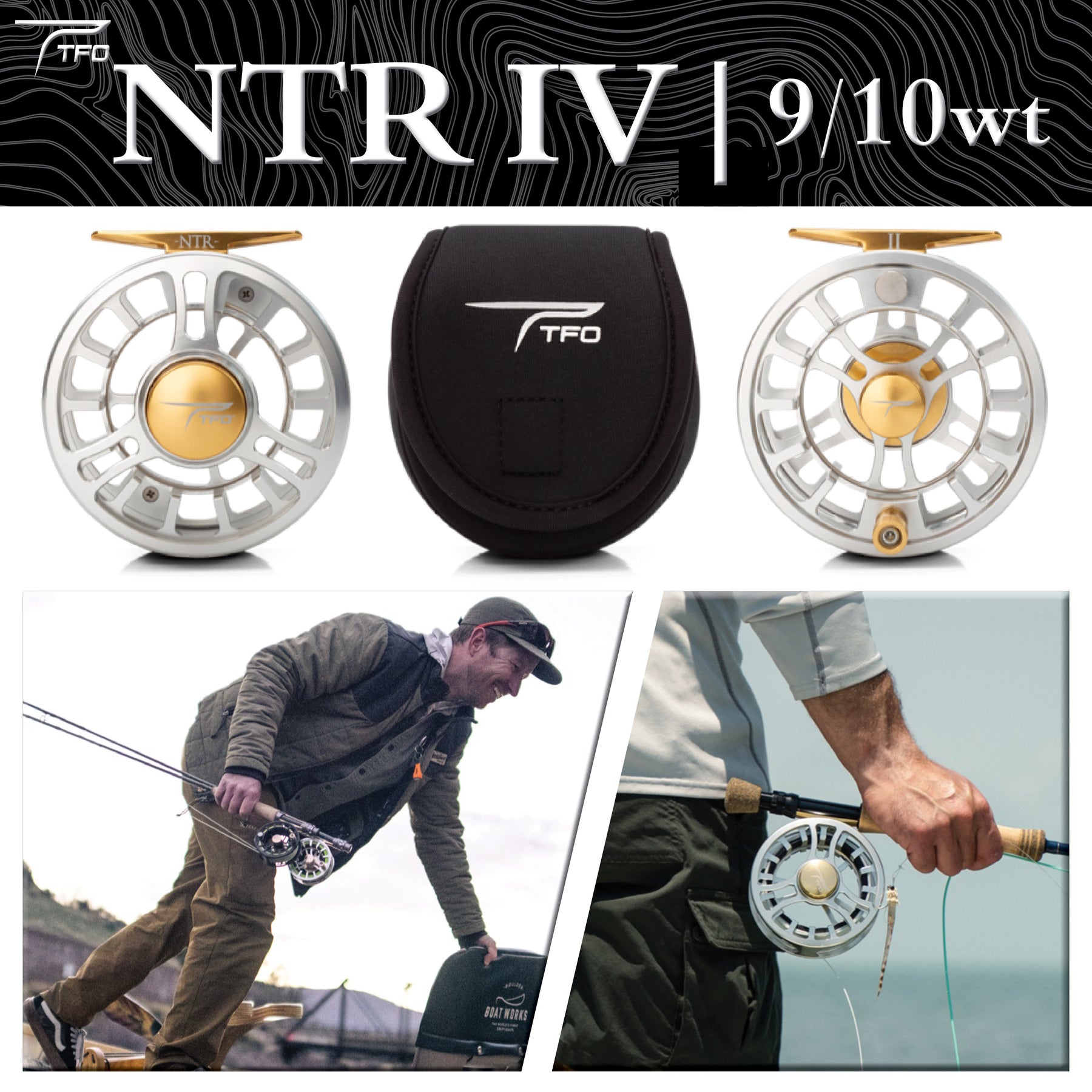 Temple Fork Outfitters TFO BVK SD Super Large Arbor Fly Reel - AvidMax