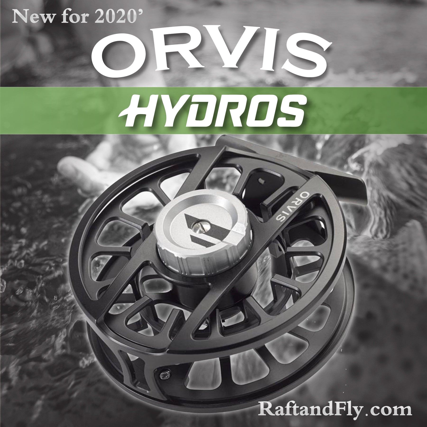 Orvis Hydros Fly Reel - III - Matte Olive