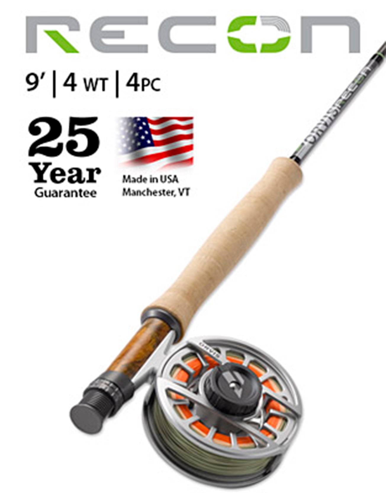 VICE Fly Fishing Outfit - Fly Rod & Reel Combo - 9'0 4PC