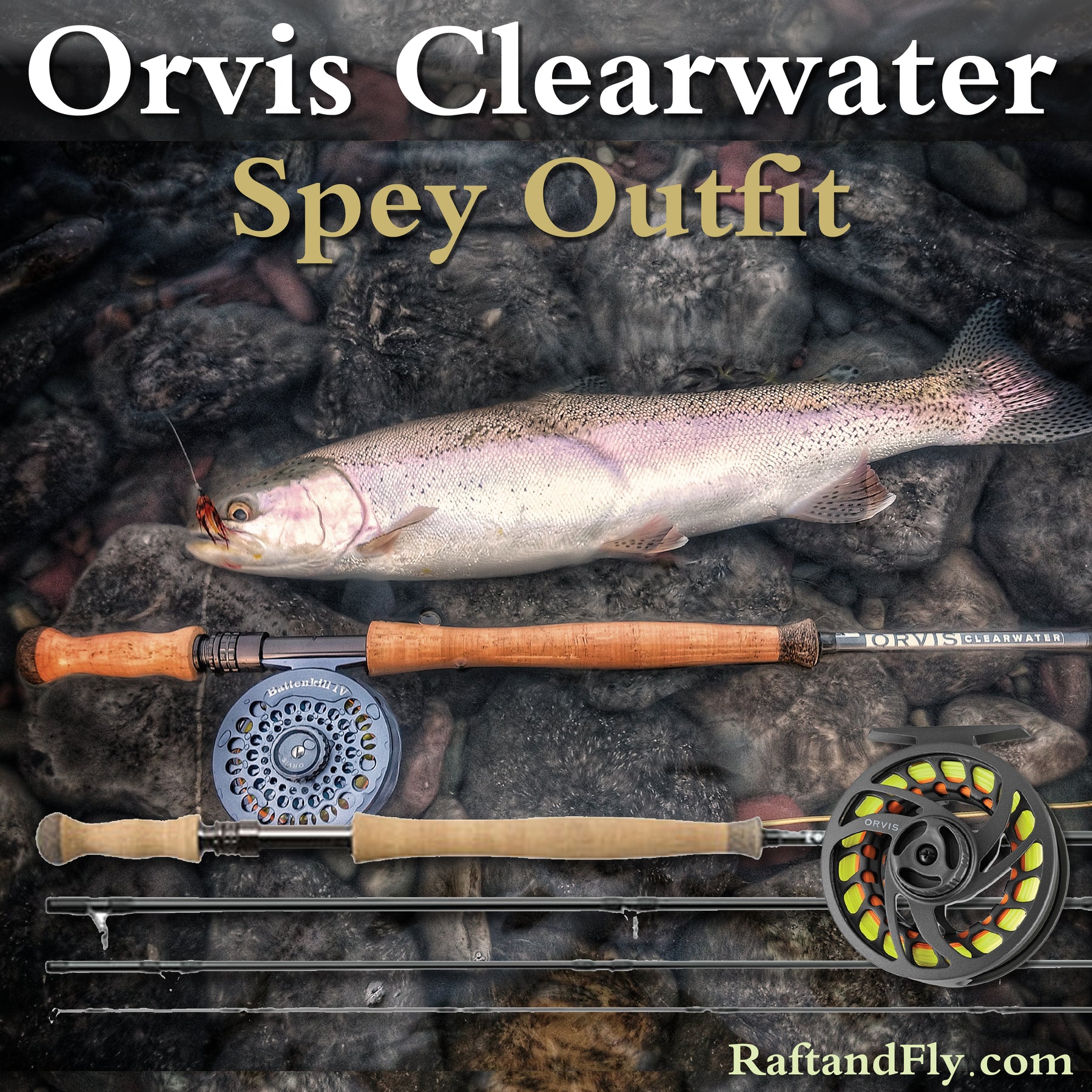 Orvis Clearwater Trout/Freshwater Outfit 3wt 7'6 4pc
