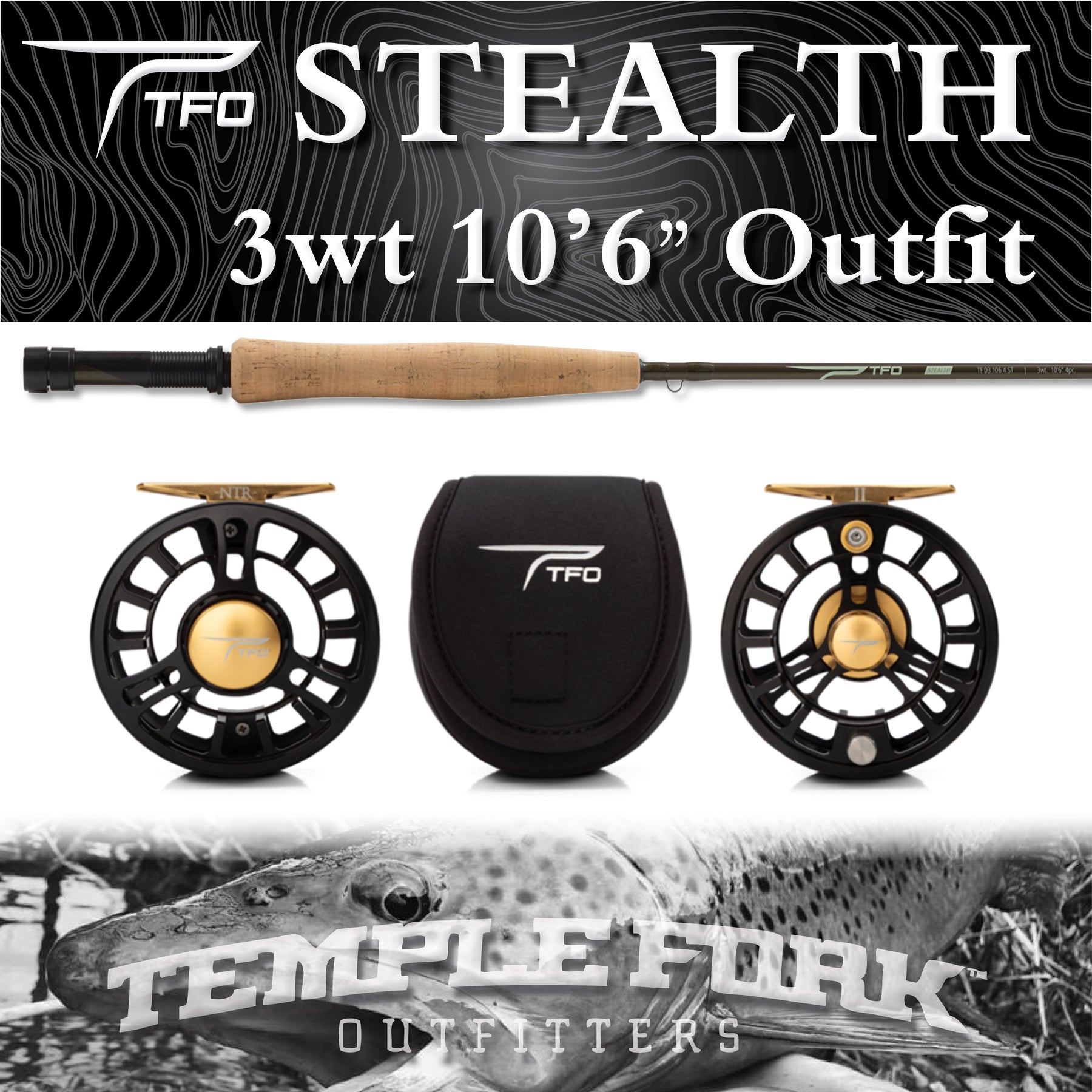 TFO Stealth Euro Nymph 3wt 10'6 – Raft & Fly Shop