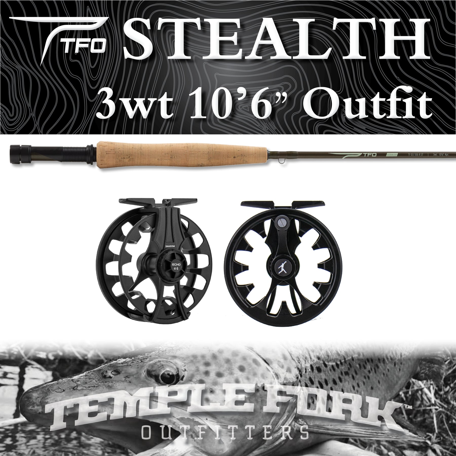 TFO Stealth Euro Nymph 3wt 10'6 – Raft & Fly Shop