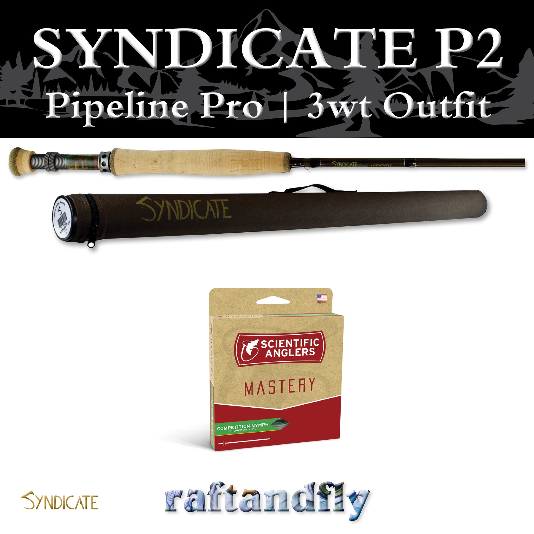 Syndicate P2 Pipeline Pro 3wt 10'0 – Raft & Fly Shop