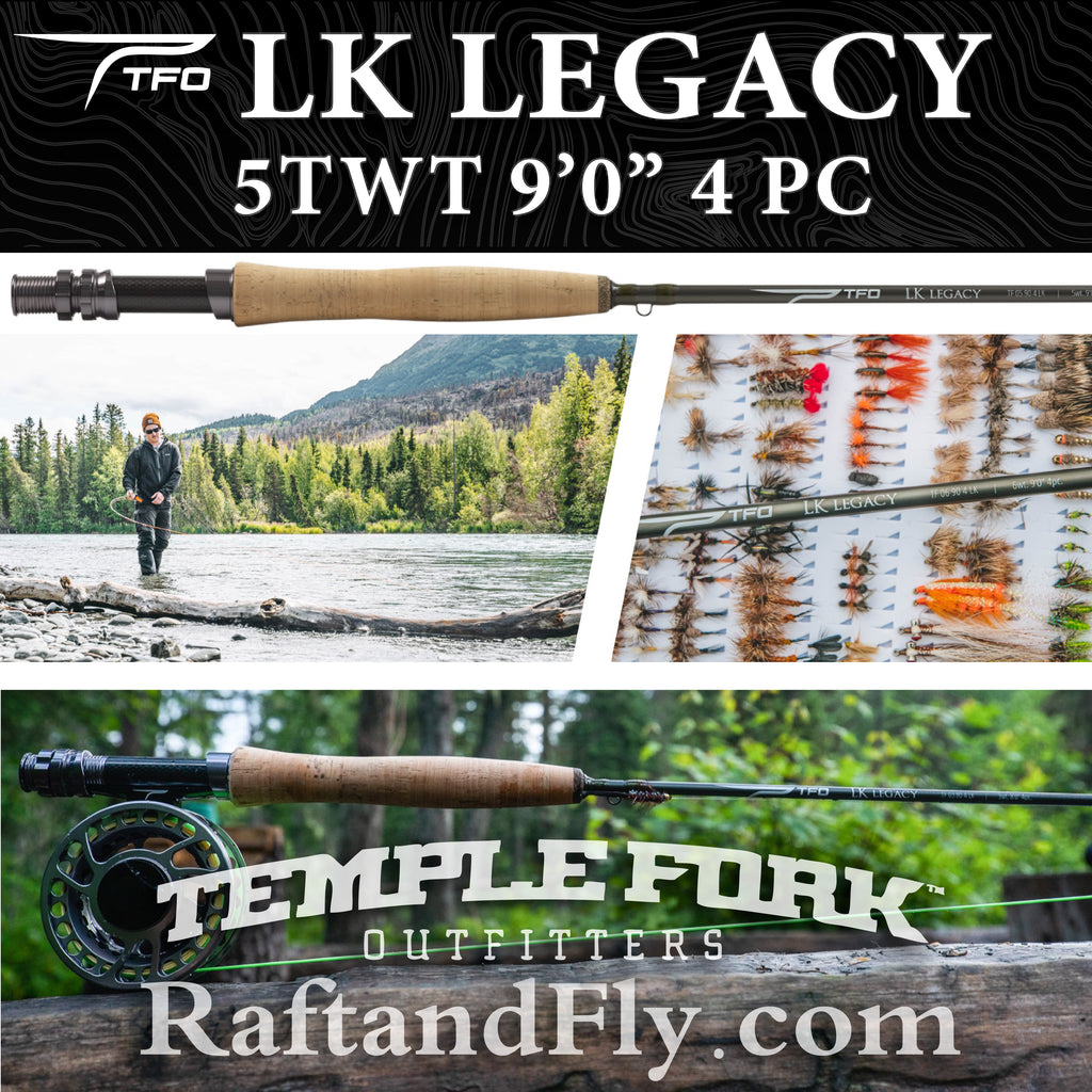 TFO Axiom II 5wt 9'0 Fly Rod Temple Fork - Lifetime Warranty