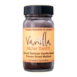 Ground Vanilla Bean Powder 25g Vanilla From Tahiti