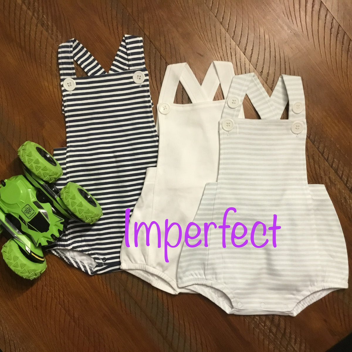 Imperfect Baby Girl & Boy Bubble Rompers - Little Blanks, LLC