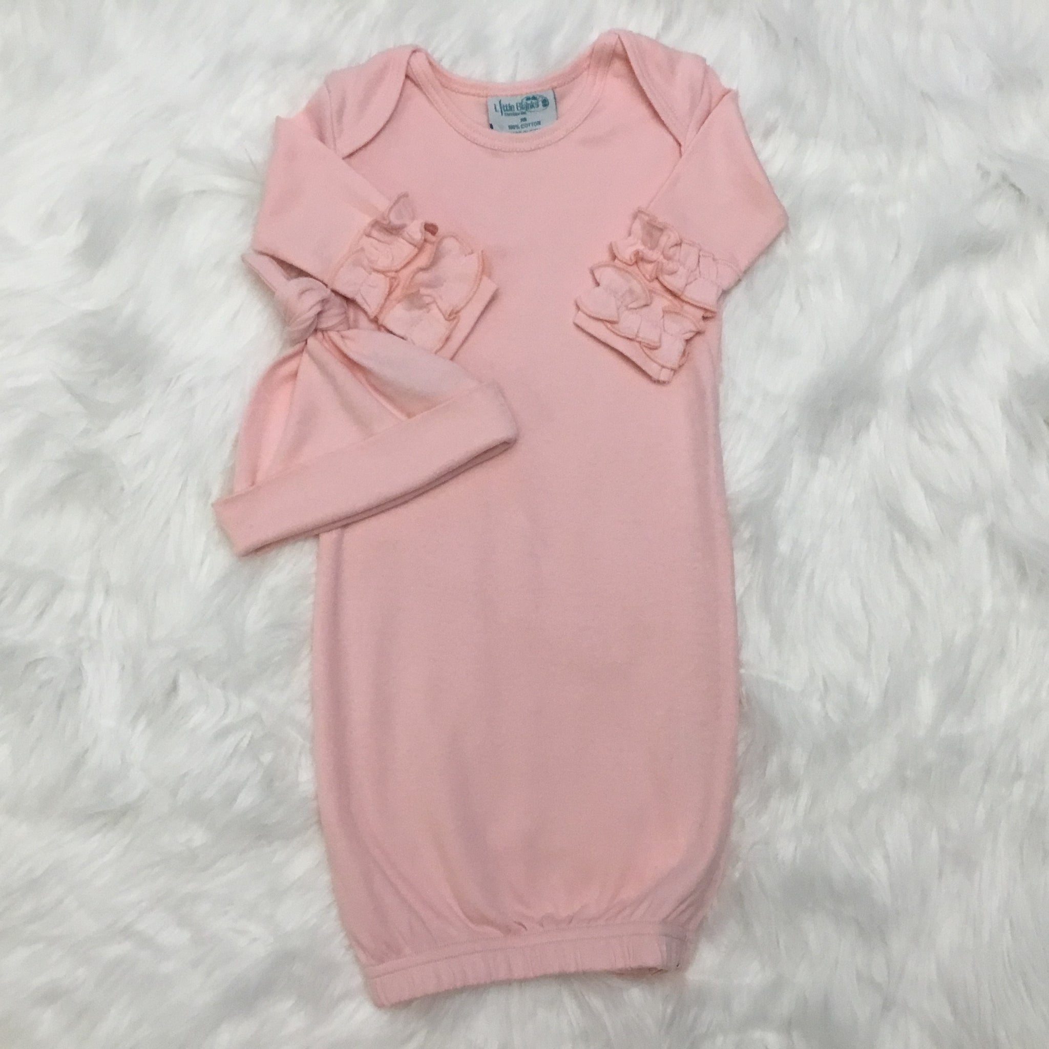 baby gown blanks with zipper