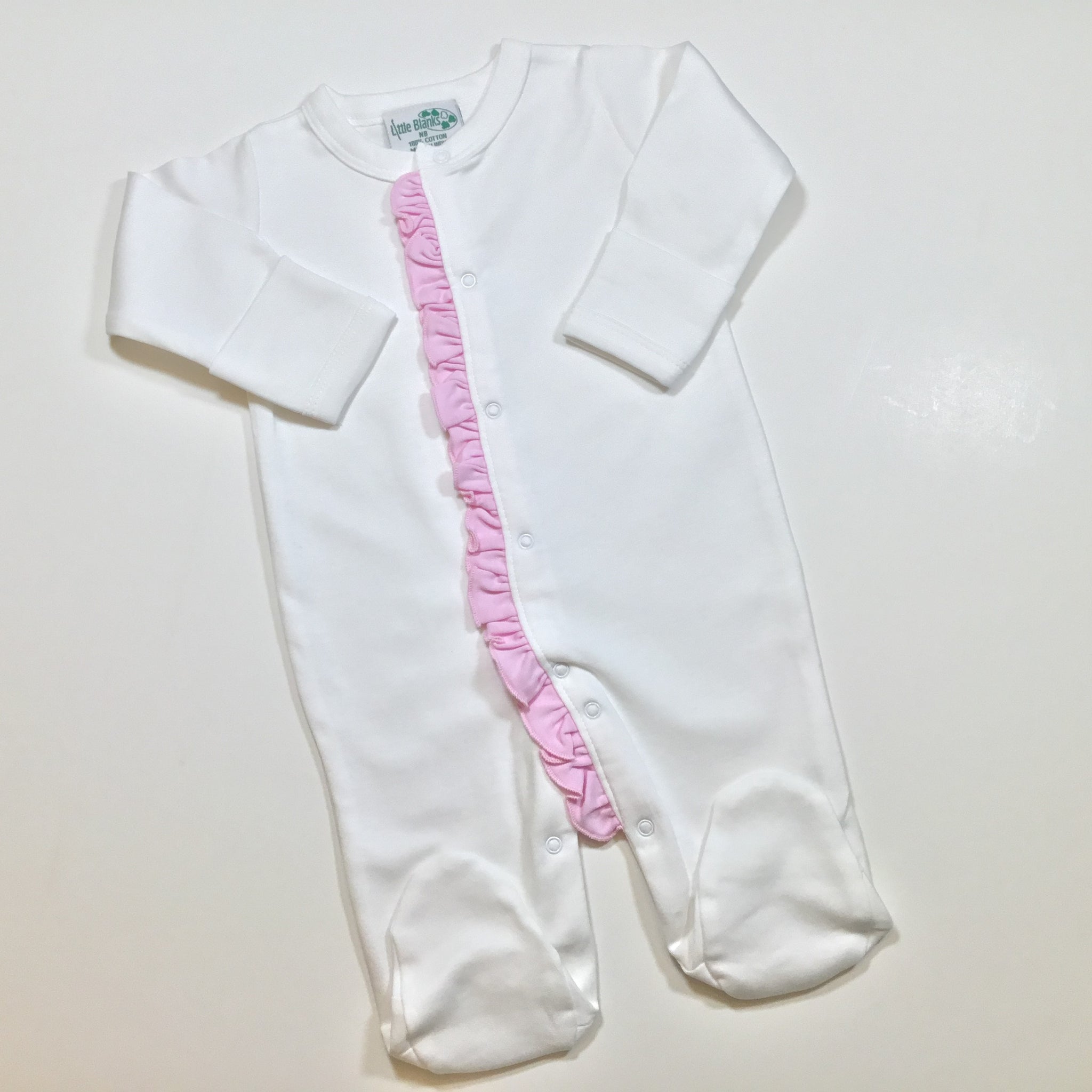 Girls Infant Footie Sleepers with Ruffle - New Color Added | Little ...
