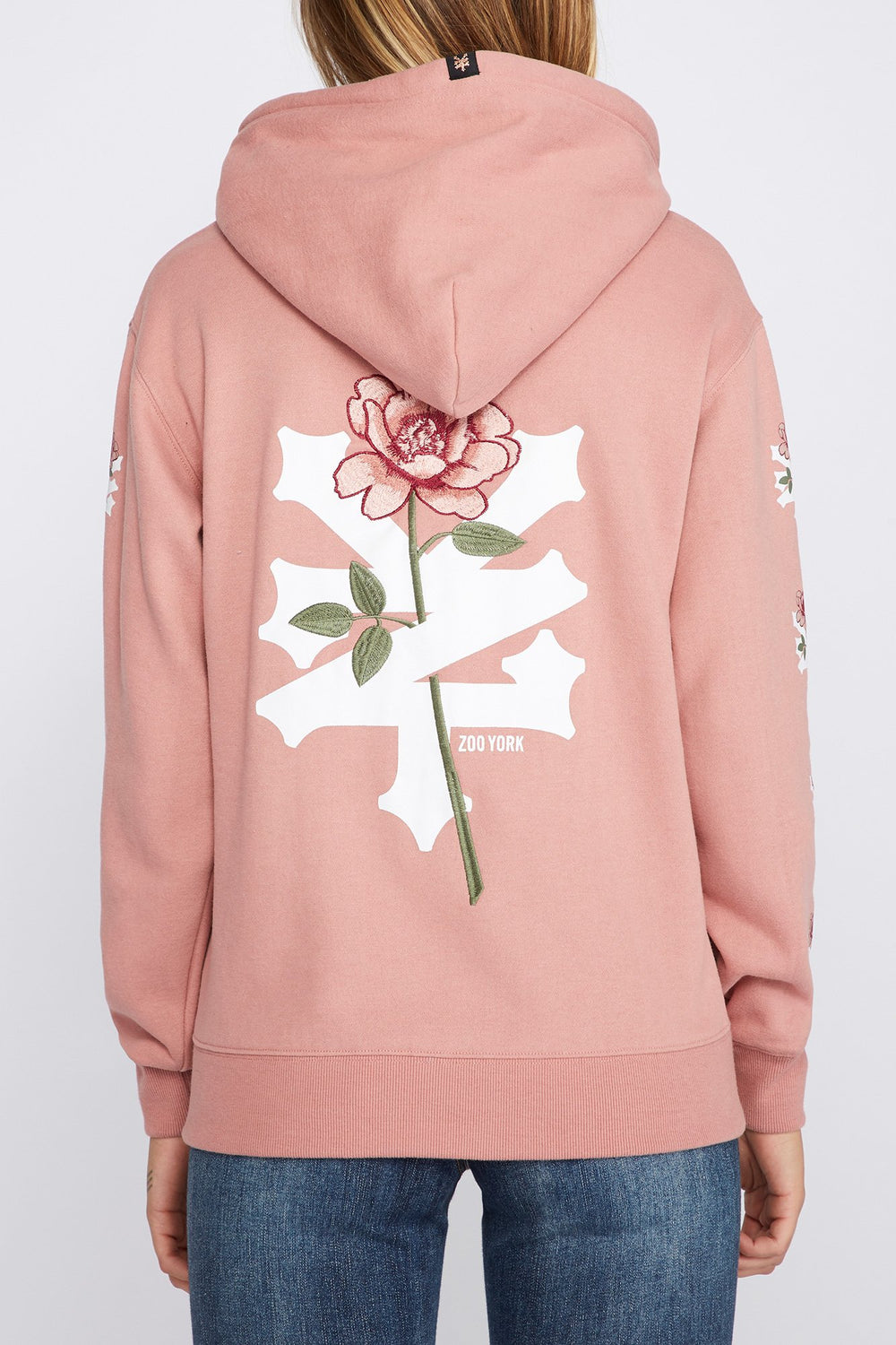 zoo york pink hoodie