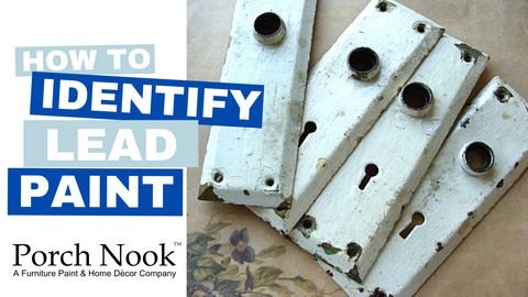 Porch Nook | How To Identify Lead Paint on Vintage Decor
