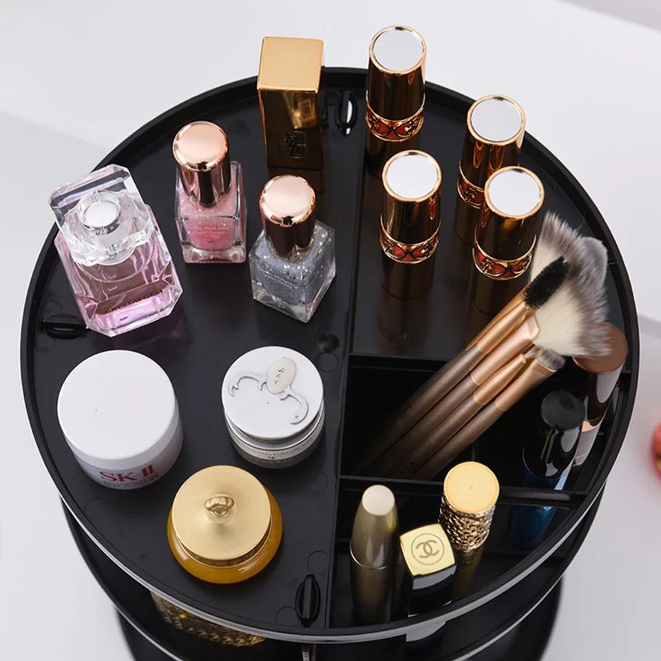 Makeup Organizer Desktop storage Multifunctional 360-Degree Rotating Removable DIY Cosmetic Storage Box Large Capacity - ShopnHob (3587207561296)