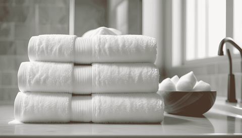 luxury white bath towel sets