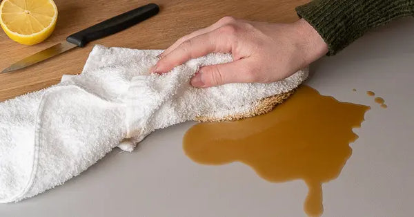 kitchen dish towels absorb spills and splatters