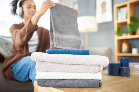 how to fold bath towels fancy