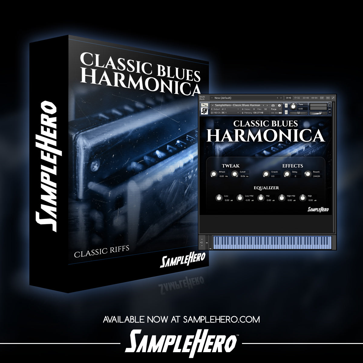 Classic Blues Harmonica - SampleHero - Virtual Instruments