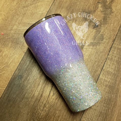 New Chunky Mix Ombre Glitter Tumbler Crazy Chicken Girls