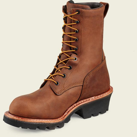 red wing lineman logger boots