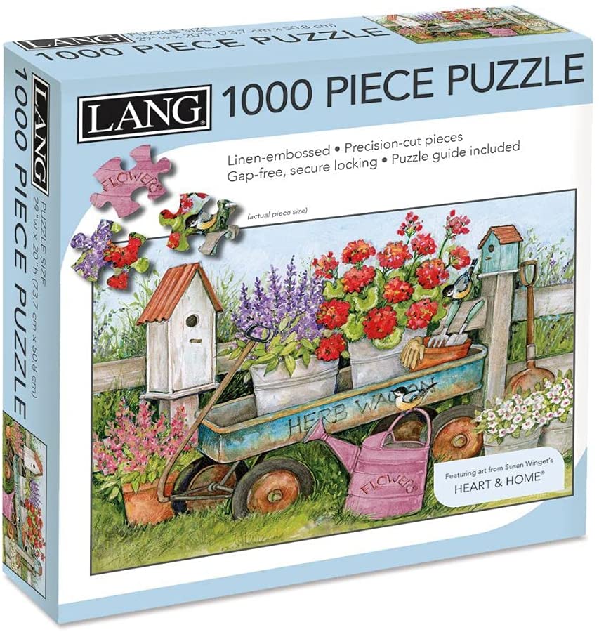 Lang Blue Wagon 1000 Piece Jigsaw Puzzle