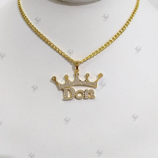 Bejeweled Crown Name Necklace Les Maison De Jck