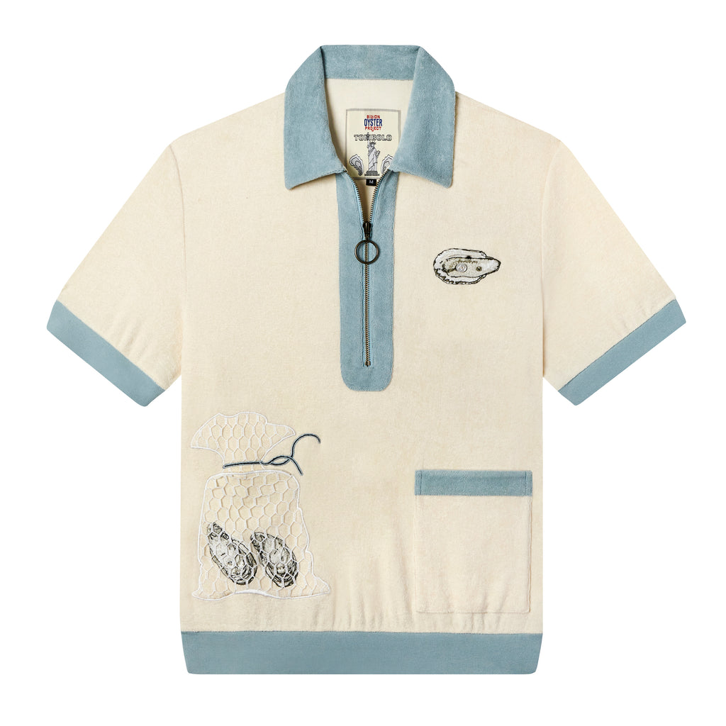 The Angler' Cabana Shirt (Organic Cotton Terry Cloth) – Tombolo 