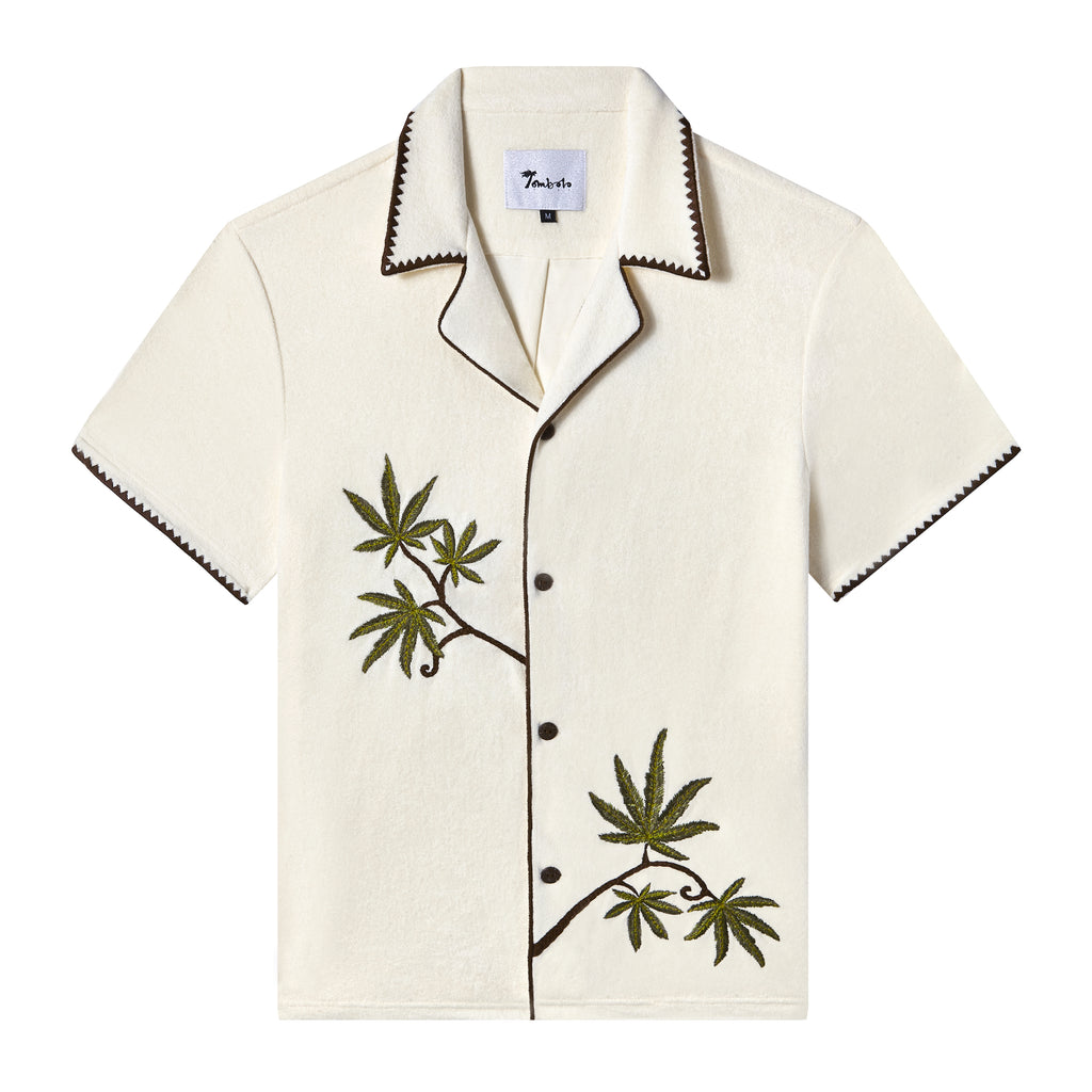 The Angler' Cabana Shirt (Organic Cotton Terry Cloth) – Tombolo 