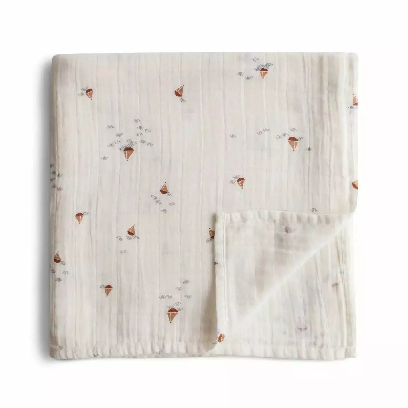 Image of Mushie Muslin Swaddle Blanket